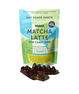 Soft Power Sweets - Matcha Caramel Latte - 2pk - 50mg
