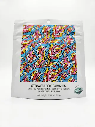 2X Baked - Strawberry - Gummies 10pk - 100mg