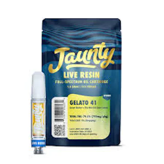 Jaunty - Gelato 41 - Live Resin - Vape Cartridge  - 1.0g