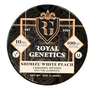 Royal Genetics - Shimizu White Peach - Gummies 10pk - 100mg