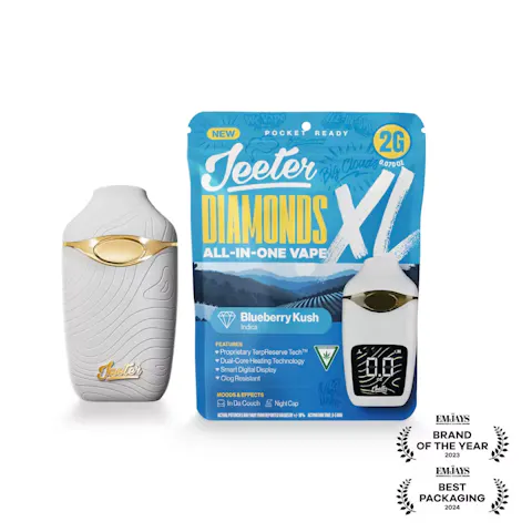 Jeeter - Blueberry Kush - Liquid Diamonds Disposable Vape - 2g