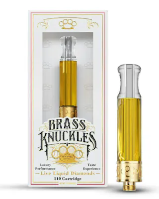 Brass Knuckles - Sour Tangie - Liquid Live Diamonds Vape Cartridge - 1g