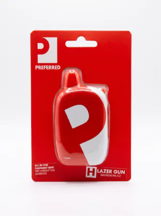 Preferred Garden - Lazer Gun- Cured Resin Disposable Vape - 1g