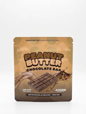 Juiced - Chocolate Bar - Peanut Butter - 100mg
