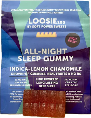 Soft Power Sweets - Loosie Lemon Chamomile Gummy 1:1:1 THC:CBD:CBN - 100mg
