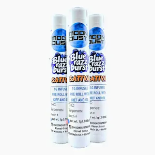 Moon Dust - Blue Razz Burst - Moonrock Joint - 1g
