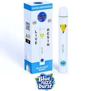 Moon Dust - Blue Razz Burst - Live Resin Disposable Vape - 1g