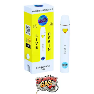 Moon Dust - Strawnana Gas - Live Resin Disposable Vape - 1g