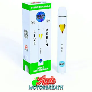 Moon Dust - Apple Motorbreath - Live Resin Disposable Vape - 1g