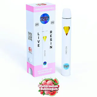 Moon Dust - Watermelon Bubblegum - Live Resin Disposable Vape - 2g