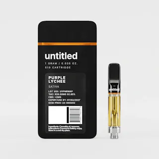 Untitled - Purple Lychee - Vape Cartridge - 1g