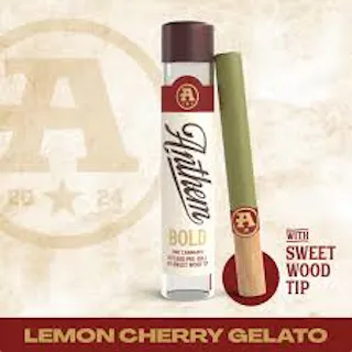 Anthem - Lemon Cherry Gelato - Wood Tip - Infused - 1g