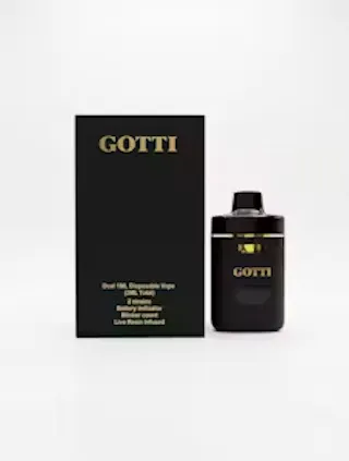 Gotti - OG & Garlic - Live Resin Disposable Vape  - 2g