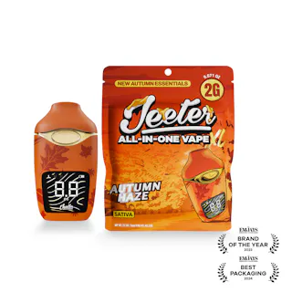Jeeter Autumn Essentials - Autumn Haze - Liquid Diamonds Disposable Vape - 2g
