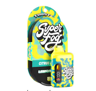 Super Fog by Mfused - Lemon Loopz - Liquid Diamonds Disposable Vape - 2g
