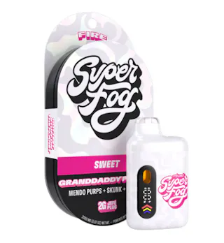 Super Fog By Mfused - Granddaddy Purple - Liquid Diamonds Disposable Vape - 2g