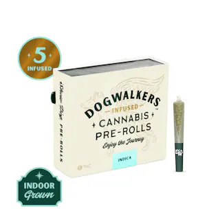 Dogwalkers - Cheddar Cheeze (Indoor) - Diamond Infused 5pk - .45g