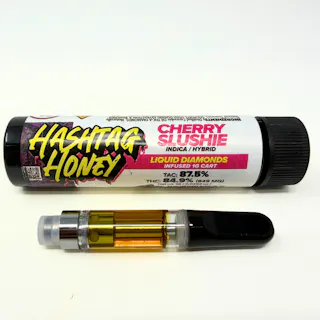 Hashtag Honey - Cherry Slushie - Liquid Diamond Vape Cartridge - 1g