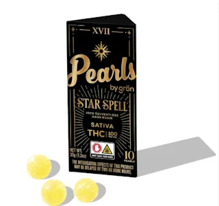 Grön - Pearls - Star Spell - Hash Rosin Infused Gummies - 10pk - 100mg