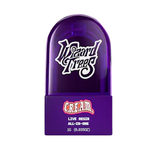 Wizard Trees - Cream - Live Resin Disposable Vape - 1g