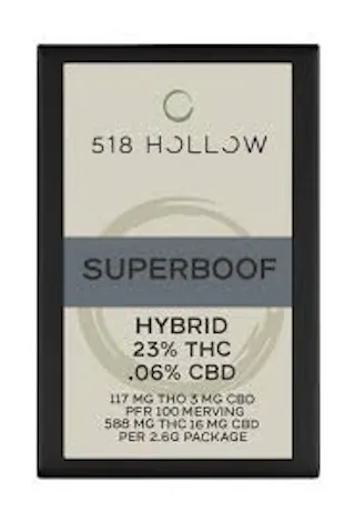 518 Hollow - Super Boof (Indoor) - 5pk - .5g