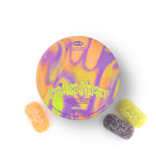 Off Hours - Strange Sherbet "Guzzlerz" - Live Rosin Gummies - 10pk - 100mg