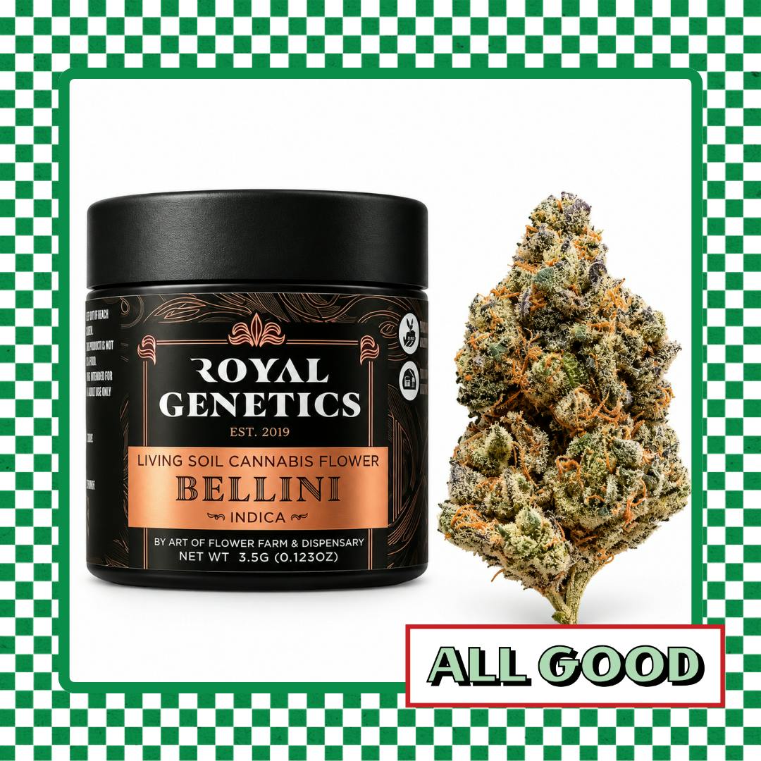 Royal Genetics | Bellini | Flower | Indica | 3.5g