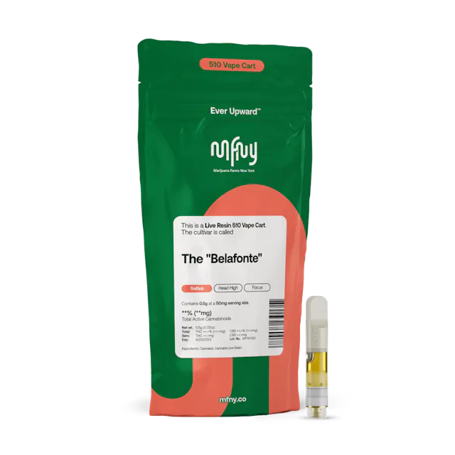 Mfny The Belafonte Live Resin 510 Cart, 0.5 g