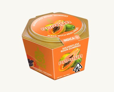RESTORE PAPAYA SOLVENTLESS ROSIN 10MG GUMMIES O6 - 100 Mg