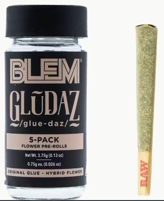 GLUDAZ 5PK PRE-ROLLS F2 - 3.75 G