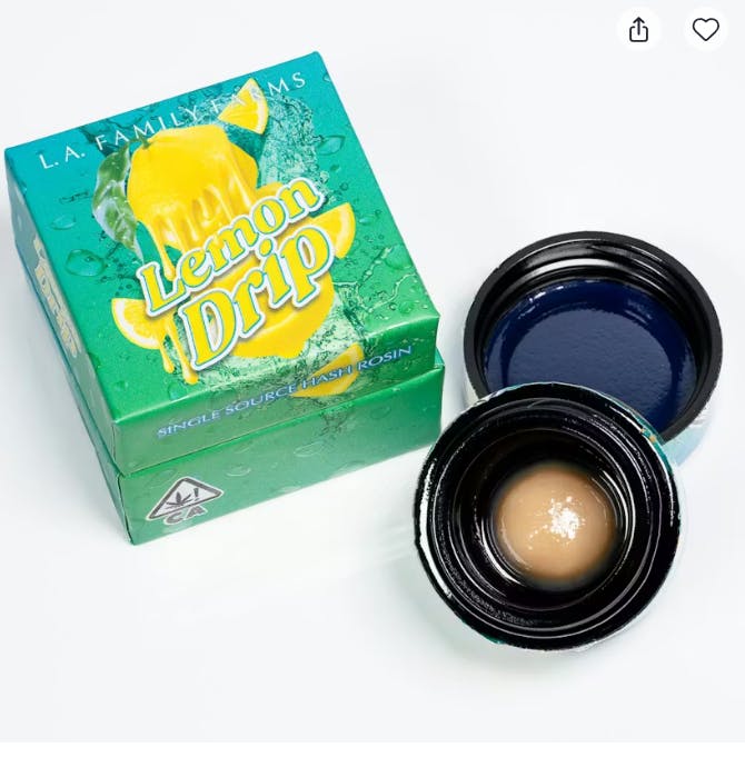 LEMON DRIP HASH ROSIN 1G - 1 G