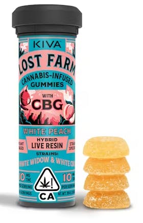 LIVE ROSIN WHITE PEACH GUMMIES A4 - 100 Mg