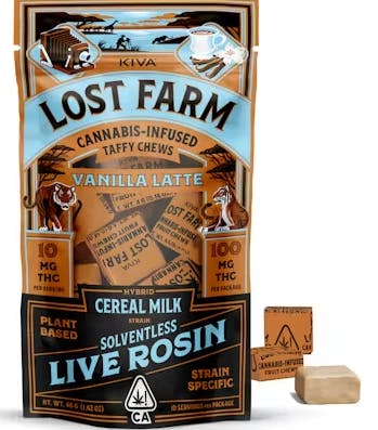 LIVE ROSIN VANILLA LATTE CHEWS A4 - 100 Mg