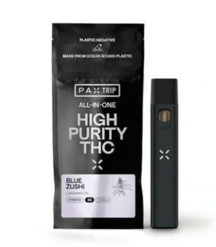 HIGH PURITY BLUE ZUSHI DISPOSABLE 1G D5