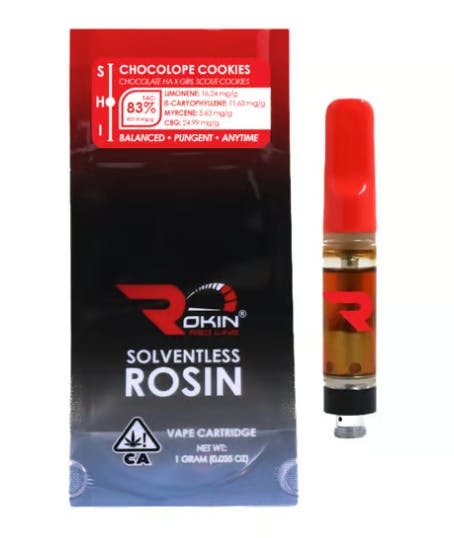 CHOCOLOPE COOKIES 1G SOLVENTLESS ROSIN CARTRIDGE D4 - 1 G
