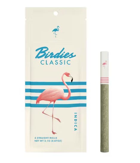 CLASSIC INDICA 3pk PRE-ROLLs D8 - 2.5 G