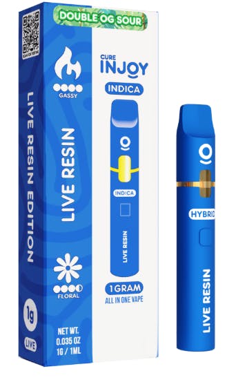 LIVE RESIN DOUBLE OG SOUR DISPOSABLE 1G D5 - 1 G