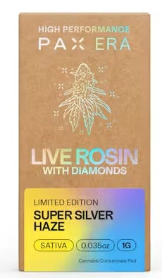 LIVE ROSIN SUPER SILVER HAZE POD 1G C4