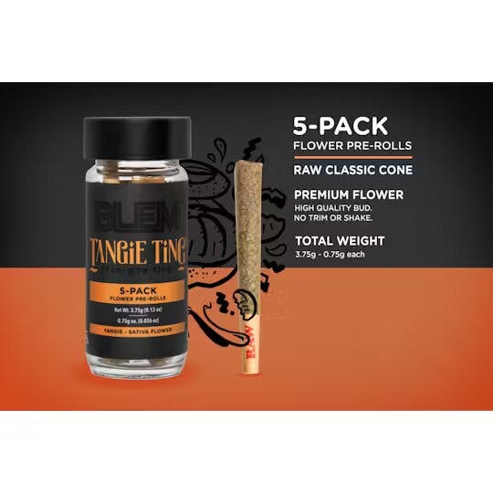 TANGIE TING PRE-ROLLS 5PK E5