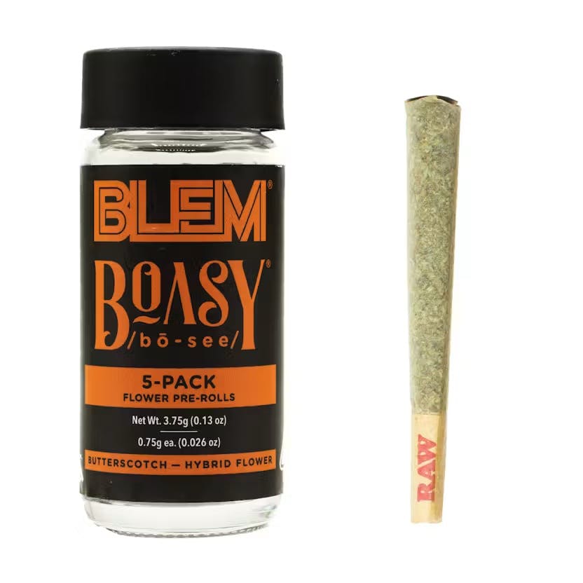 BOASY 5PK PRE ROLL E5 - 3.75 G