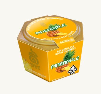 ENERGY PINEAPPLE SOLVENTLESS ROSIN 10MG GUMMIES O5 - 100 Mg