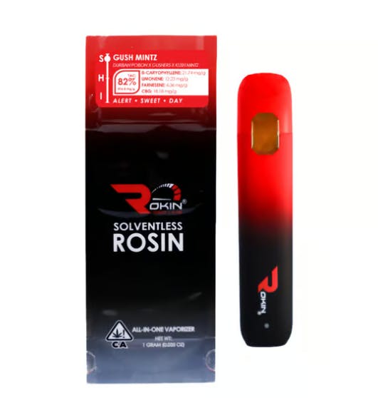 GUSH MINTZ 1G SOLVENTLESS ROSIN DISPOSABLE D5 - 1 G