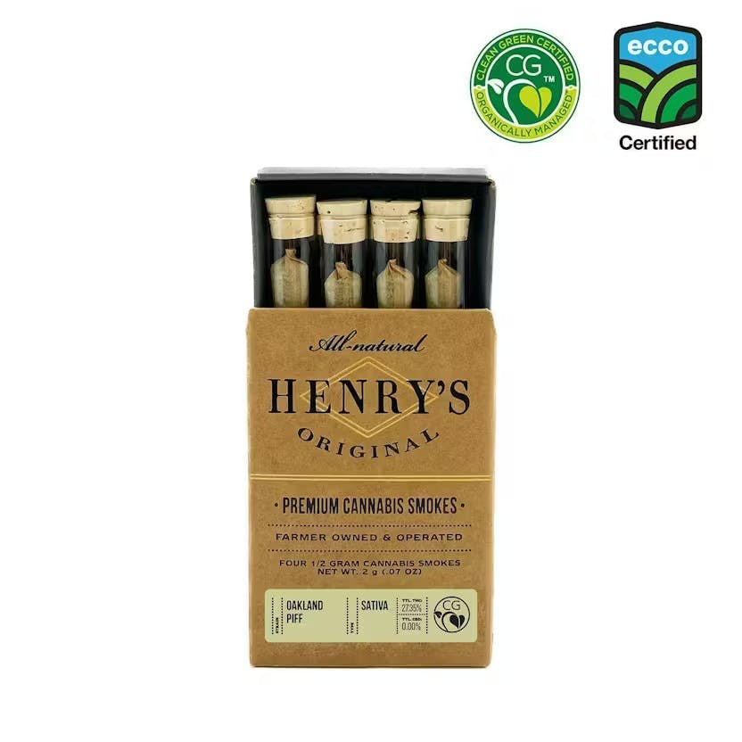 OAKLAND PIFF 4PK PRE ROLLS K1 - 2 G