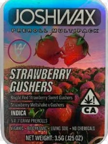 STRAWBERRY GUSHERS 5PK PRE-ROLLS F4 - 3.75 G