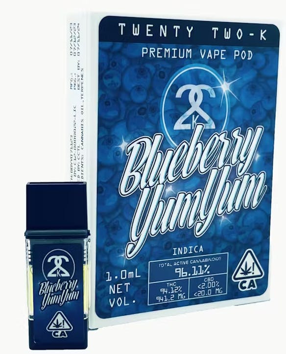 BLUEBERRY YUM YUM POD 1G O2 - 1 G