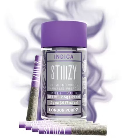 LONDON PURPZ PRE-ROLLS 5PK D8