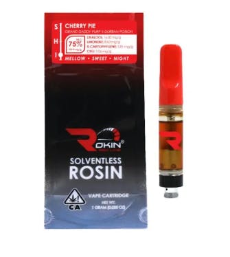 CHERRY PIE 1G SOLVENTLESS ROSIN CARTRIDGE D4 - 1 G