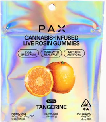 LIVE ROSIN TANGERINE GUMMIES P2
