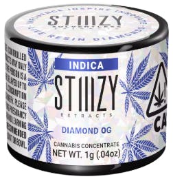 LIVE RESIN DIAMOND OG 1G DIAMONDS