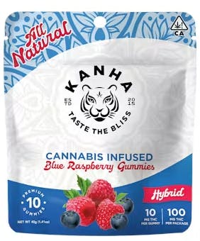 BLUE RASPBERRY 1:1:1 TRANQUILITY GUMMIES Q3 - 50 Mg